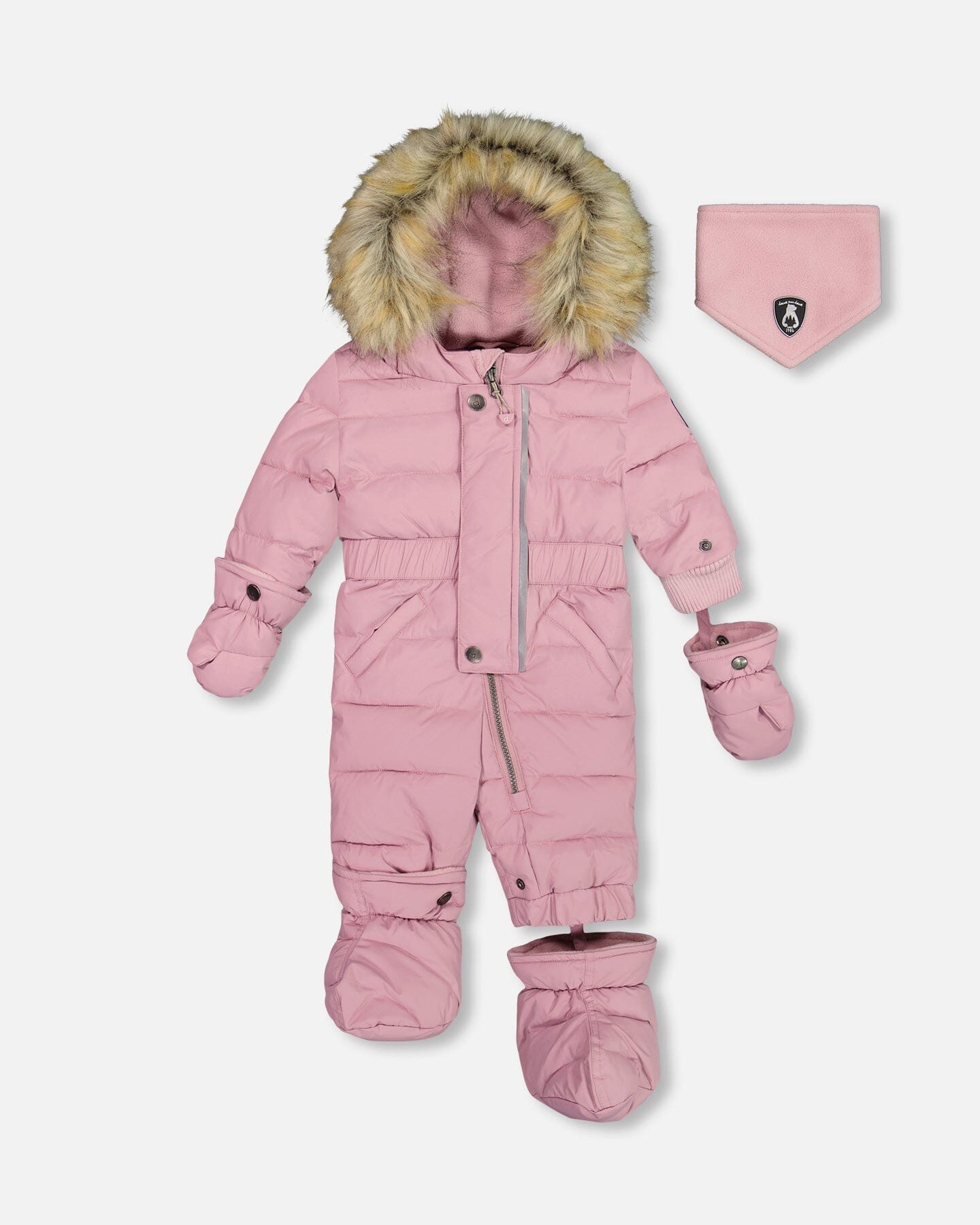 One Piece Baby Snowsuit Orchid - G10B702_508