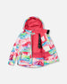 Two Piece Snowsuit Printed Bubbles And Lime - G10E806_224