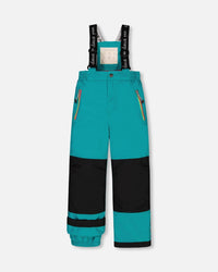 Two Piece Snowsuit Printed Bubbles And Turquoise - G10E806_436