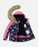 Two Piece Snowsuit Mauve Printed Unicorns - G10I801_526