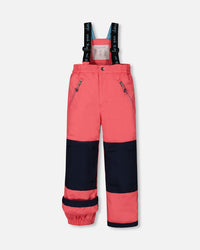 Two Piece Snowsuit Navy Printed Unicorns And Coral - G10I801_627