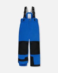 Two Piece Snowsuit Printed Bears And Royal Blue - G10N804_469