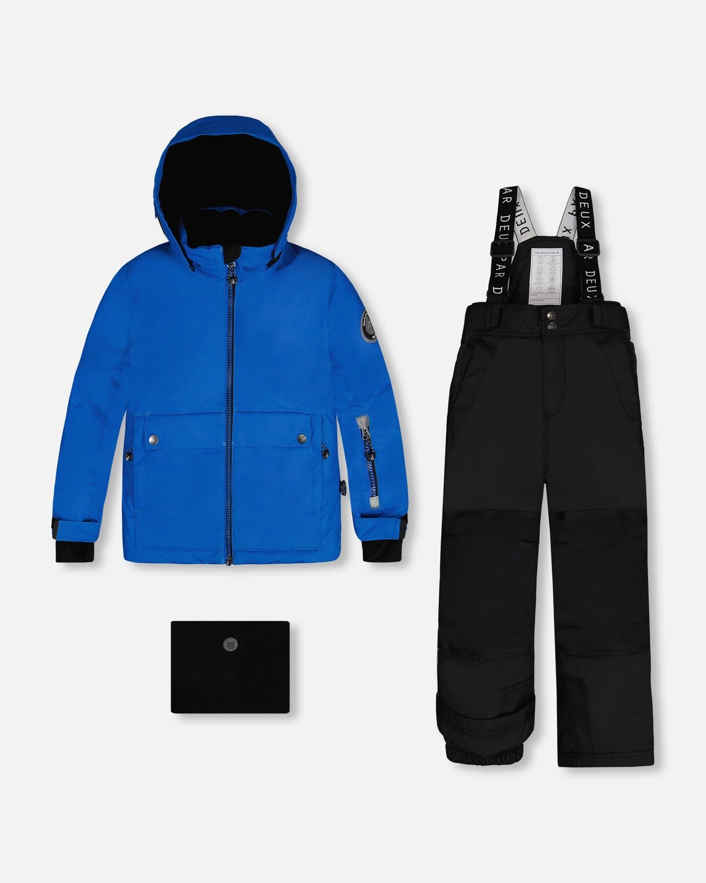 Two Piece Snowsuit Royal Blue And Black - G10N804_999