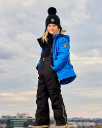 Two Piece Snowsuit Royal Blue And Black - G10N804_999