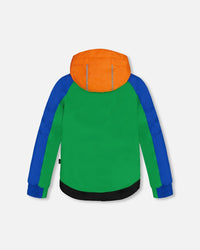 Two Piece Snowsuit Colorblock Royal Blue, Green, Yellow And Orange - G10R810_999