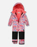 One Piece Snowsuit Printed Marble - G10T719_007