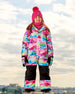 One Piece Snowsuit Printed Multicolor Bubbles - G10T720_010