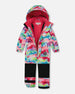 One Piece Snowsuit Printed Multicolor Bubbles - G10T720_010