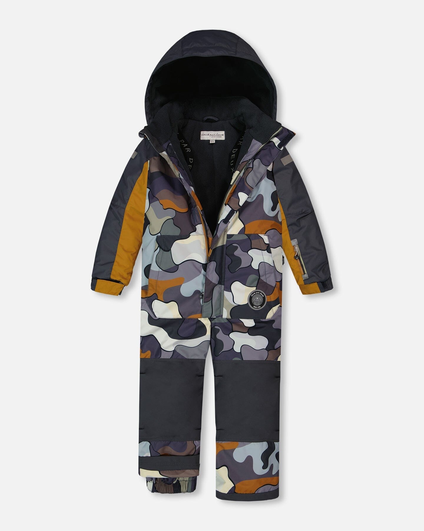 One Piece Snowsuit Dark Gray Printed Camo - G10T720_023