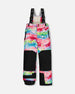Two Piece Technical Snowsuit Black With Printed Bubbles - G10V813_010