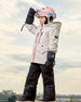 Two Piece Technical Snowsuit Off White With Black - G10V813_106