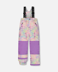 Two Piece Snowsuit Lilac Printed Hearts Snowsuits Deux par Deux 