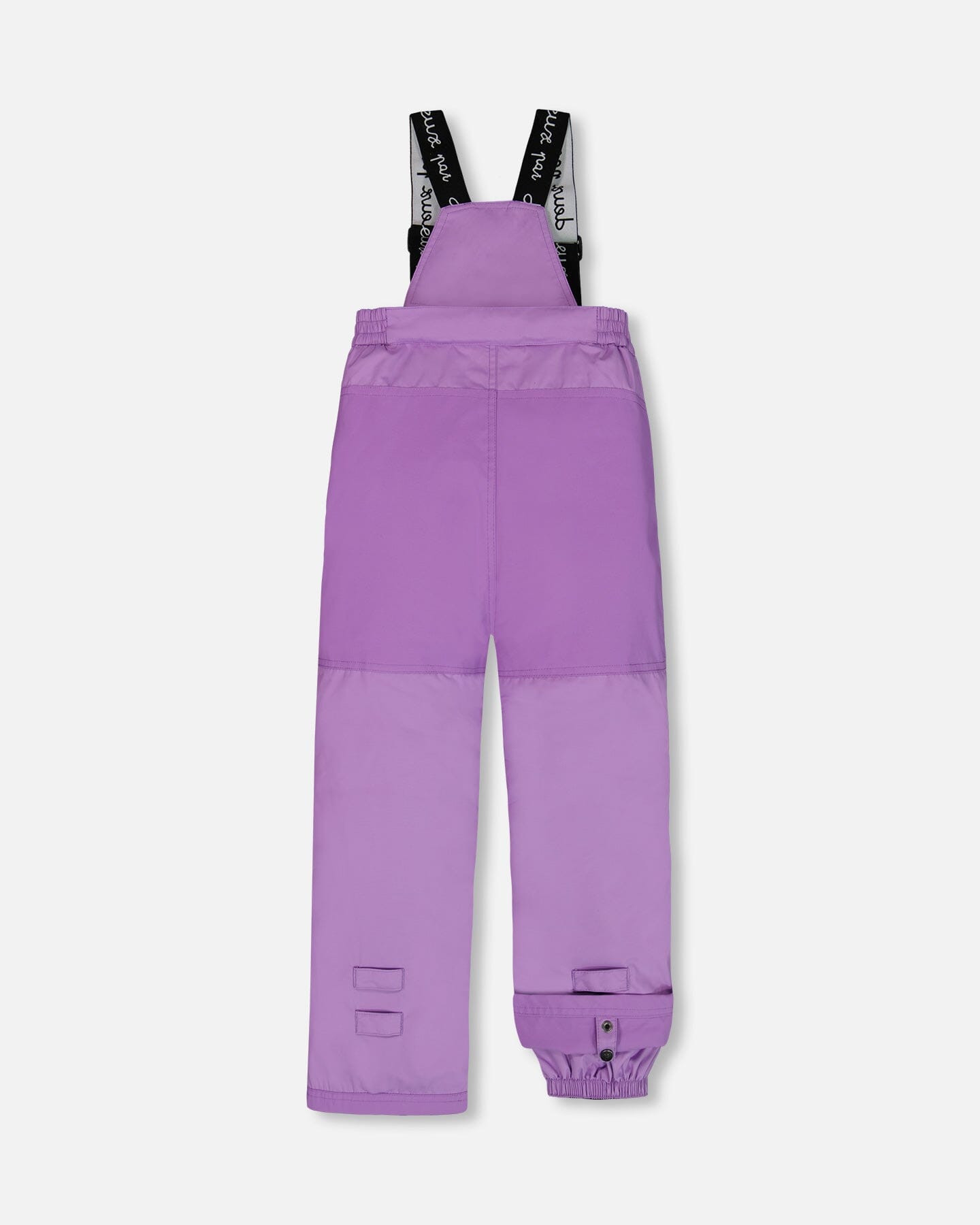 Two Piece Snowsuit Solid Pant Lilac With Jacket Printed Hearts Snowsuits Deux par Deux 