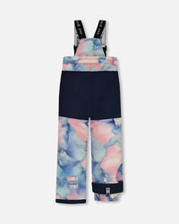 Two Piece Snowsuit Printed Pastel Watercolor Snowsuits Deux par Deux 