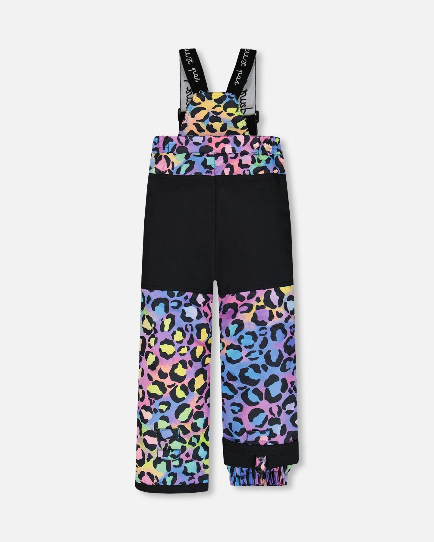 Two Piece Snowsuit Printed Rainbow Leopard Snowsuits Deux par Deux 