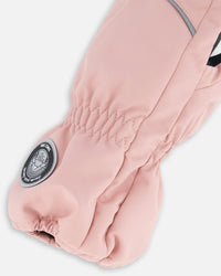 Solid Mittens Light Pink Winter Accessories Deux par Deux 