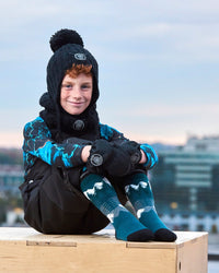 Ski Socks Majolica Blue - G10XS_868