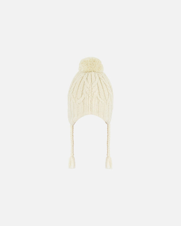 Peruvian Knit Hat Off White - G10XT1_106