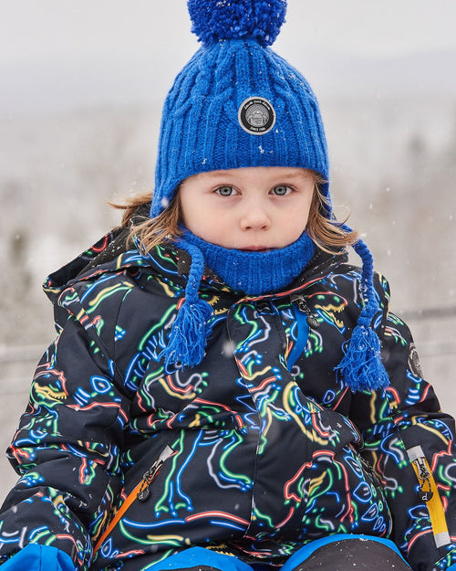 Peruvian Knit Hat Royal Blue Winter Accessories Deux par Deux 