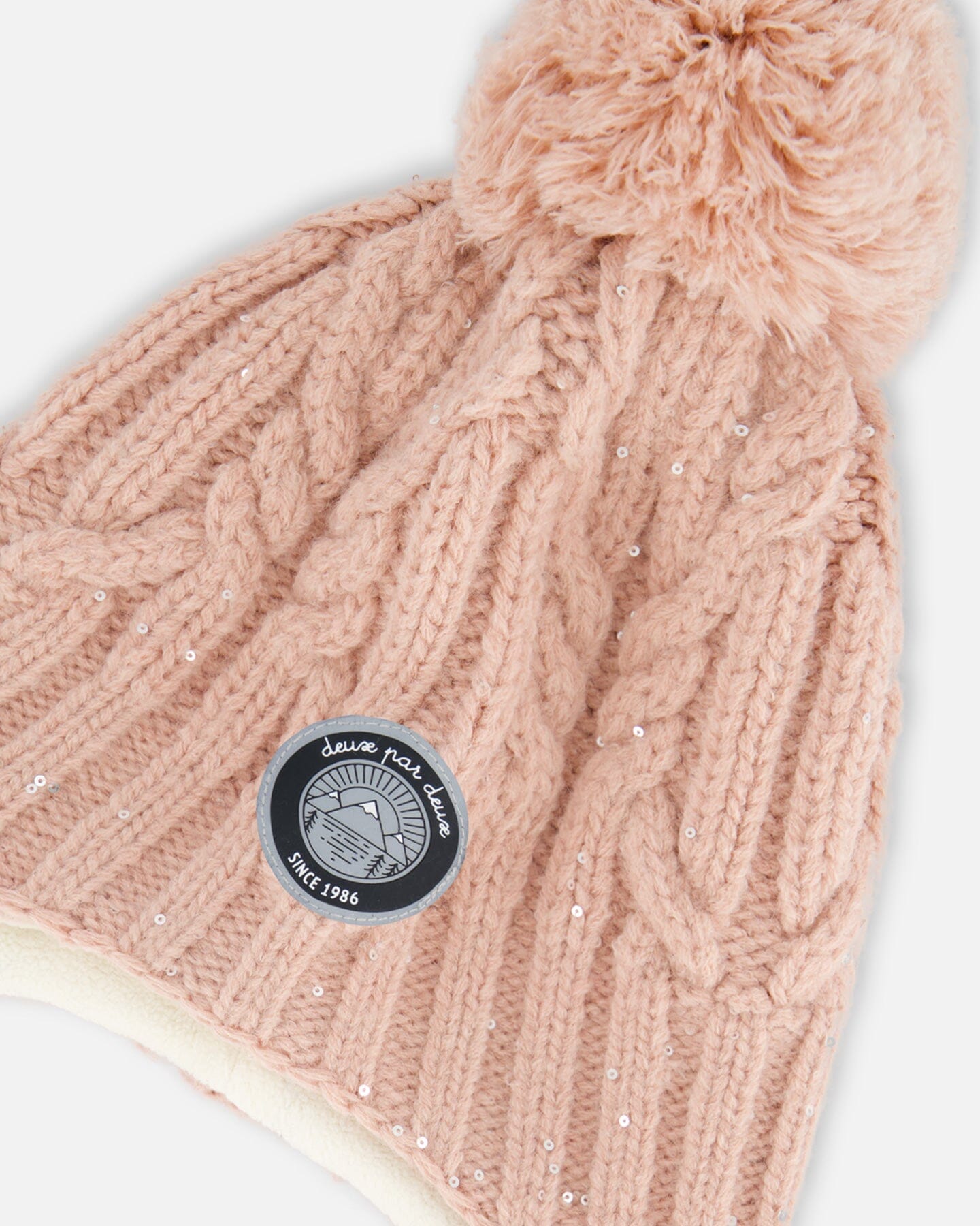 Peruvian Knit Hat Light Pink - G10XT1_622