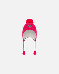 Peruvian Knit Hat Fuschia Pink - G10XT1_652