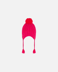 Peruvian Knit Hat Fuschia Pink - G10XT1_652