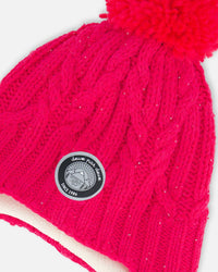 Peruvian Knit Hat Fuschia Pink - G10XT1_652