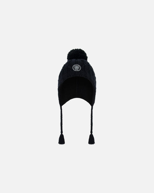 Peruvian Knit Hat Black - G10XT1_999