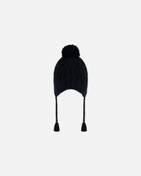 Peruvian Knit Hat Black - G10XT1_999