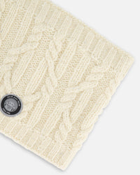 Knit Neckwarmer Off White - G10XT2_106