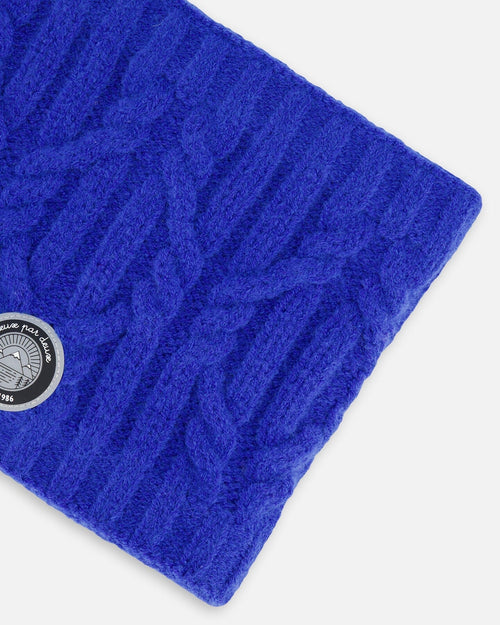 Knit Neckwarmer Royal Blue - G10XT2_469
