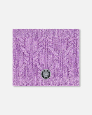 Knit Neckwarmer Purple - G10XT2_513