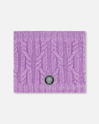 Knit Neckwarmer Purple - G10XT2_513