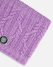 Knit Neckwarmer Purple - G10XT2_513