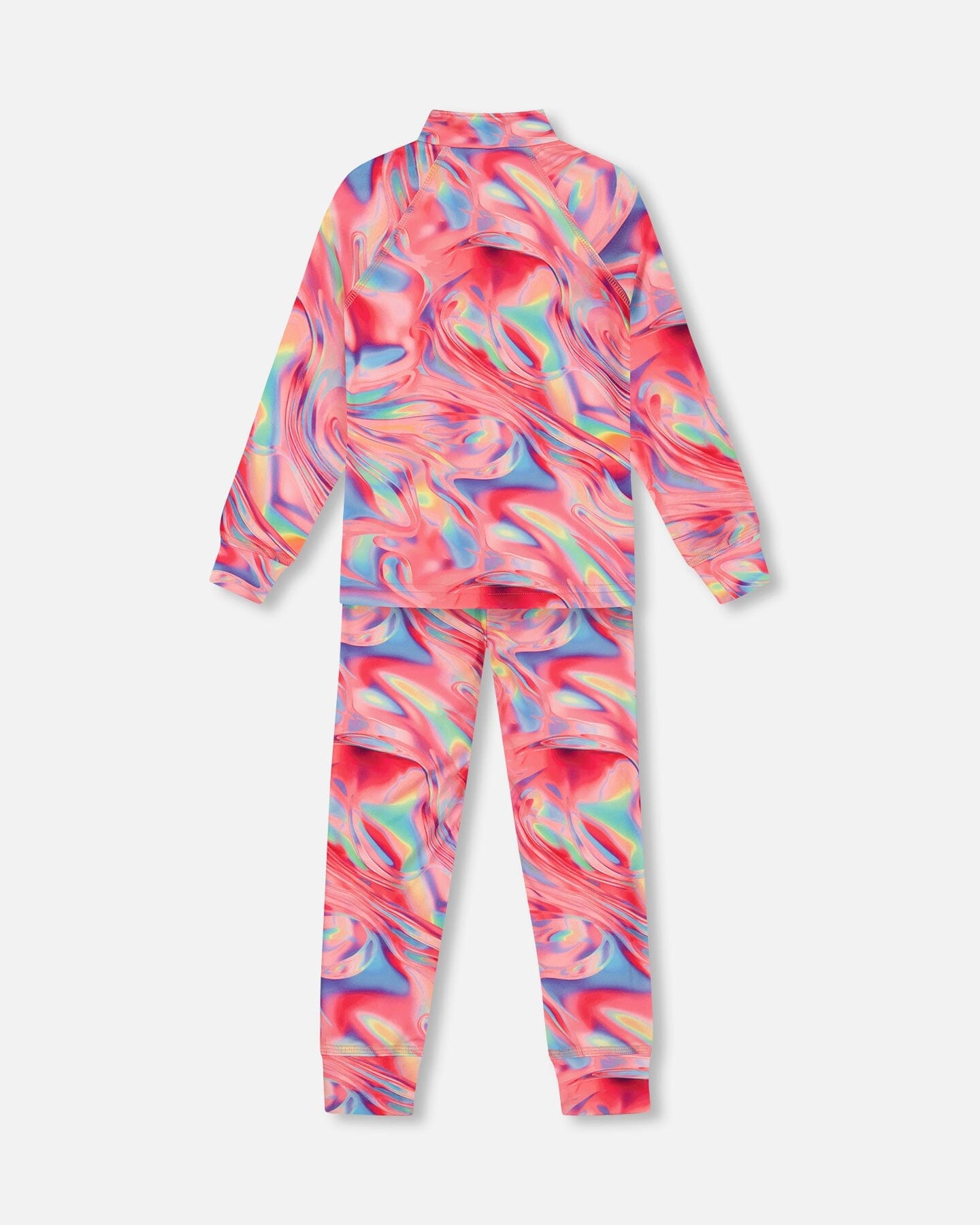 Two Piece Thermal Underwear Set Printed Marble - G10Y600_007