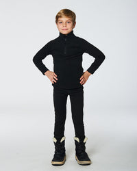 Two Piece Thermal Underwear Set Black - G10Y600_999