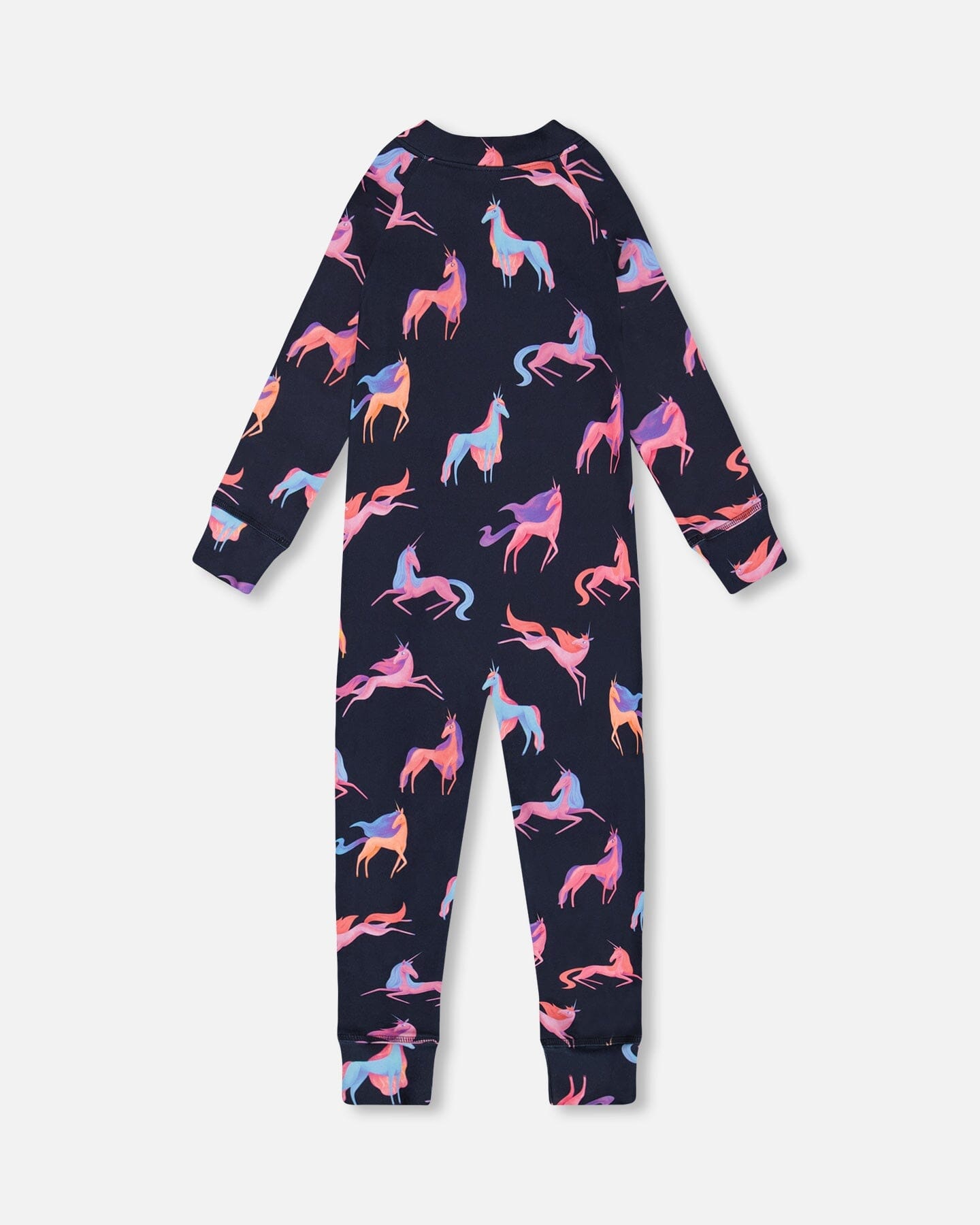 One Piece Thermal Underwear Navy Printed Unicorn - G10Y700_012