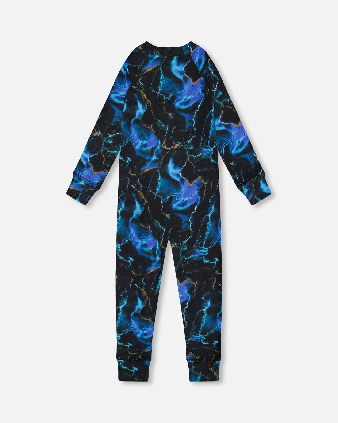 One Piece Thermal Underwear Black Printed Storm - G10Y700_020