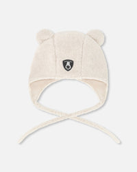 Sherpa Baby Hat Off White Winter Accessories Deux par Deux 