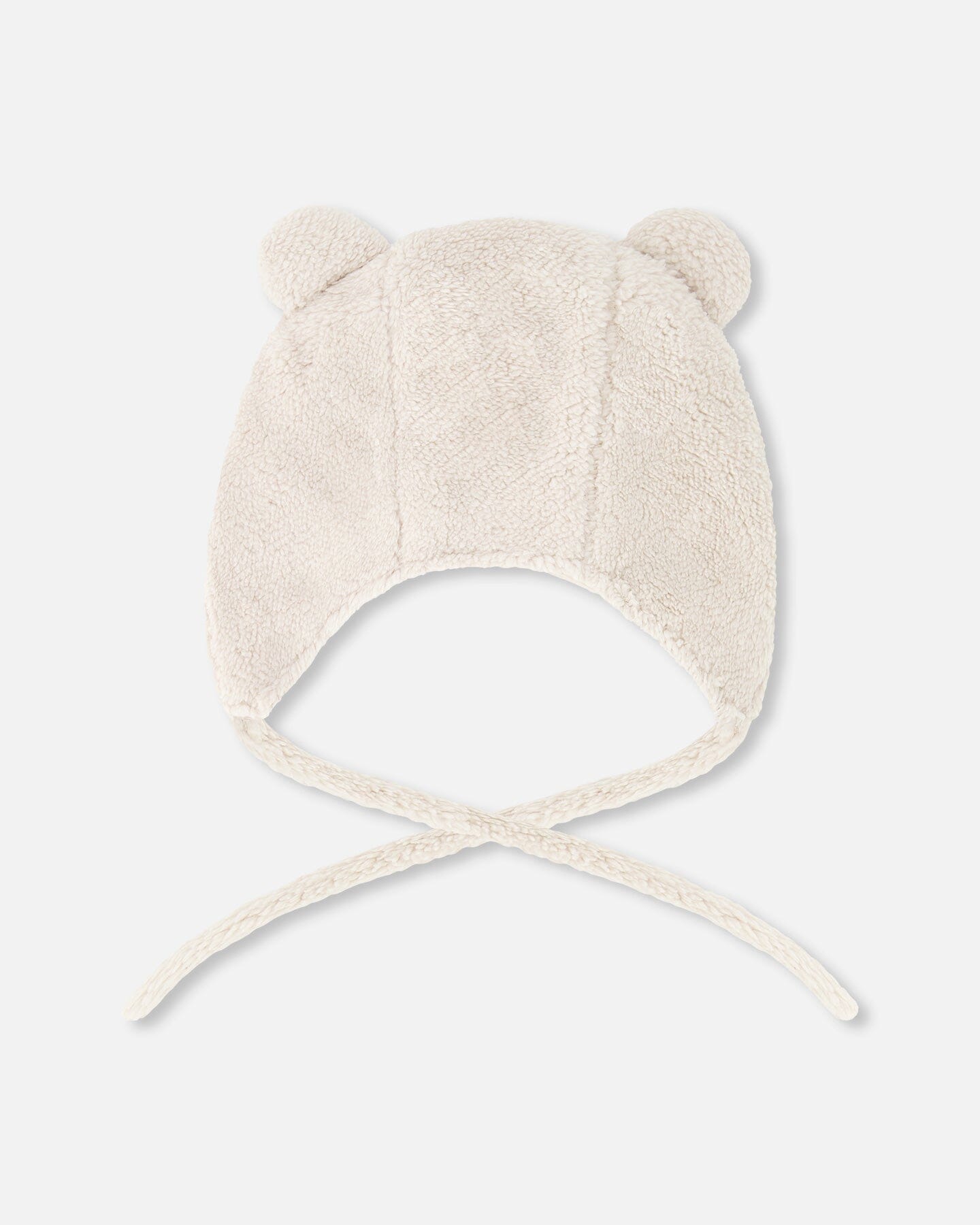 Sherpa Baby Hat Off White Winter Accessories Deux par Deux 