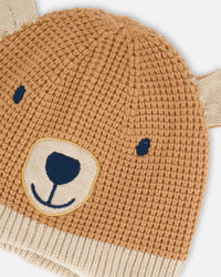 Peruvian Knit Hat Gold Brown - G10ZA02_160