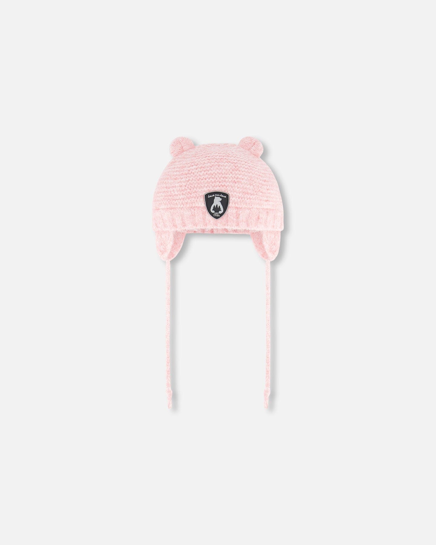 Knit Hat With Ears Pink - G10ZA03_804