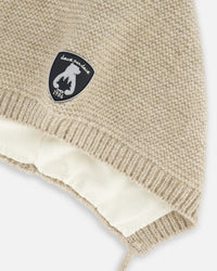 Baby Pointed Knit Hat In Beige - G10ZB01_907