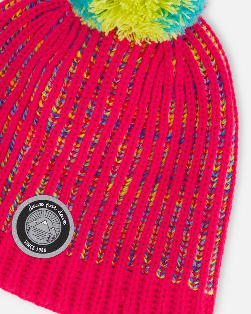 Knit Hat Pink And Multicolor - G10ZE01_000