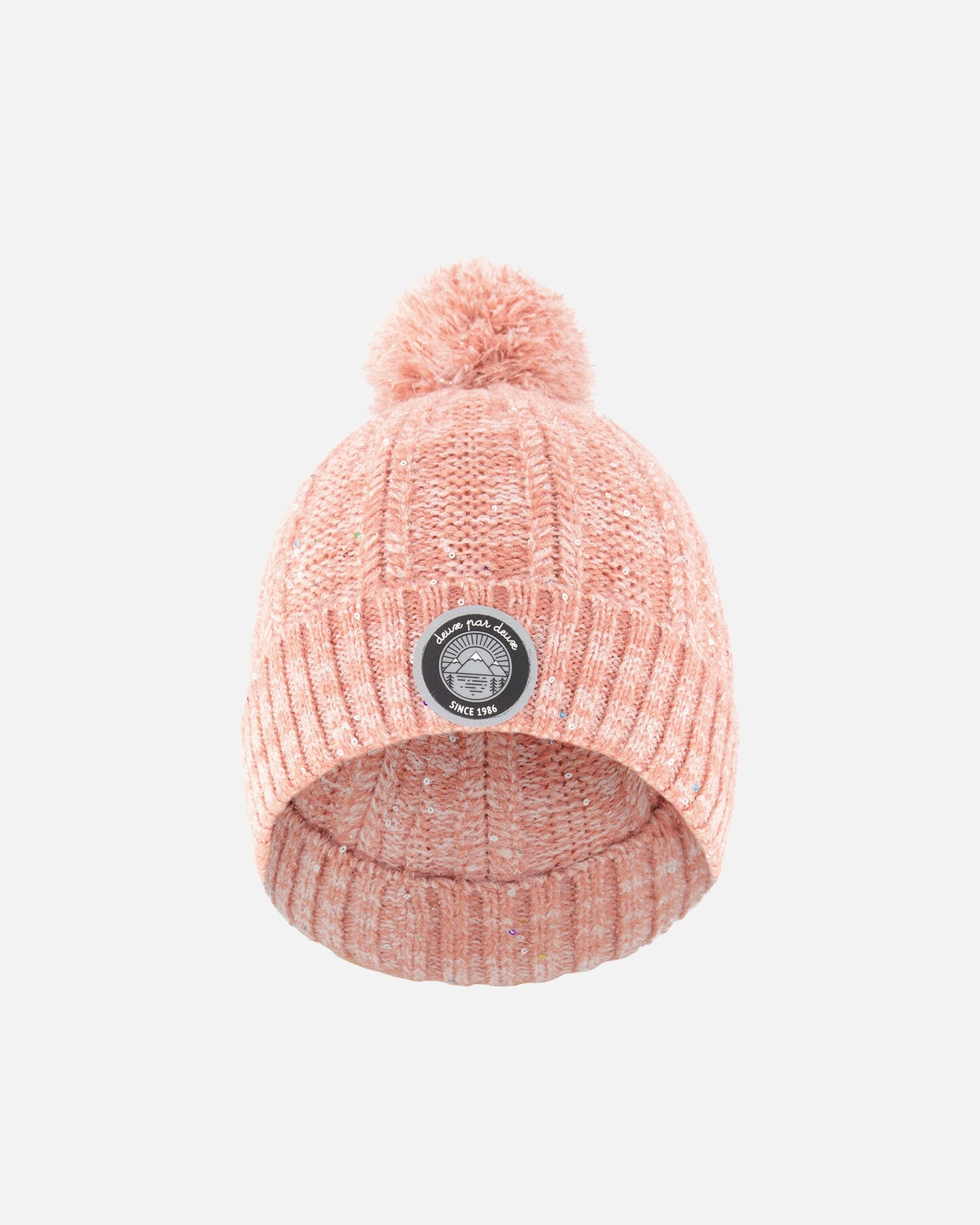 Knit Hat Light Pink Winter Accessories Deux par Deux 