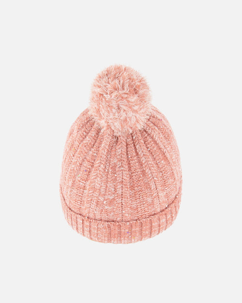 Knit Hat Light Pink Winter Accessories Deux par Deux 