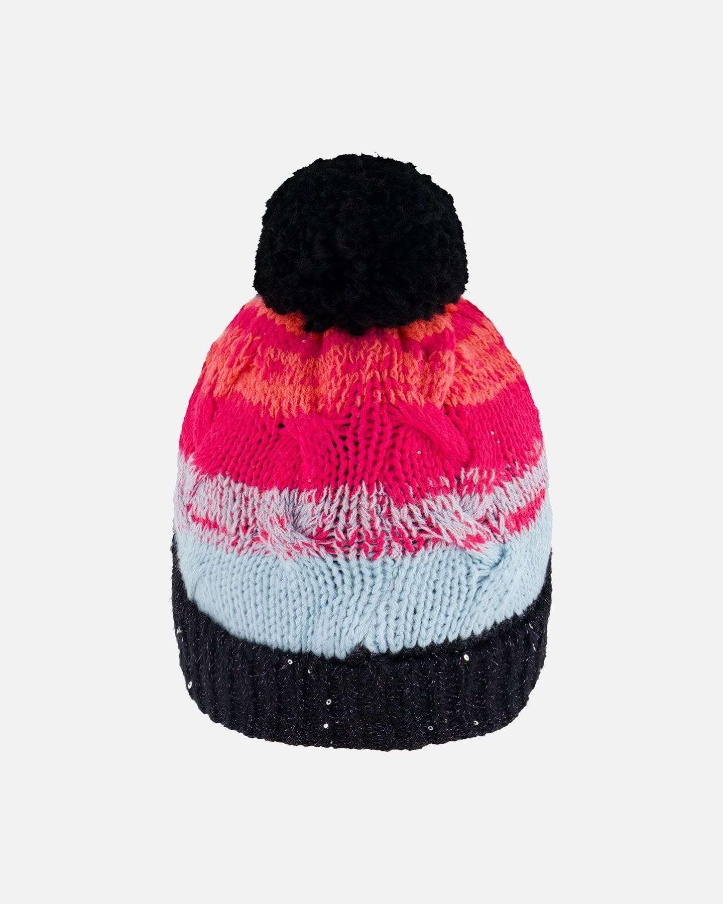 Knit Hat Gradient Blue, Coral And Fuschia - G10ZJ01_000