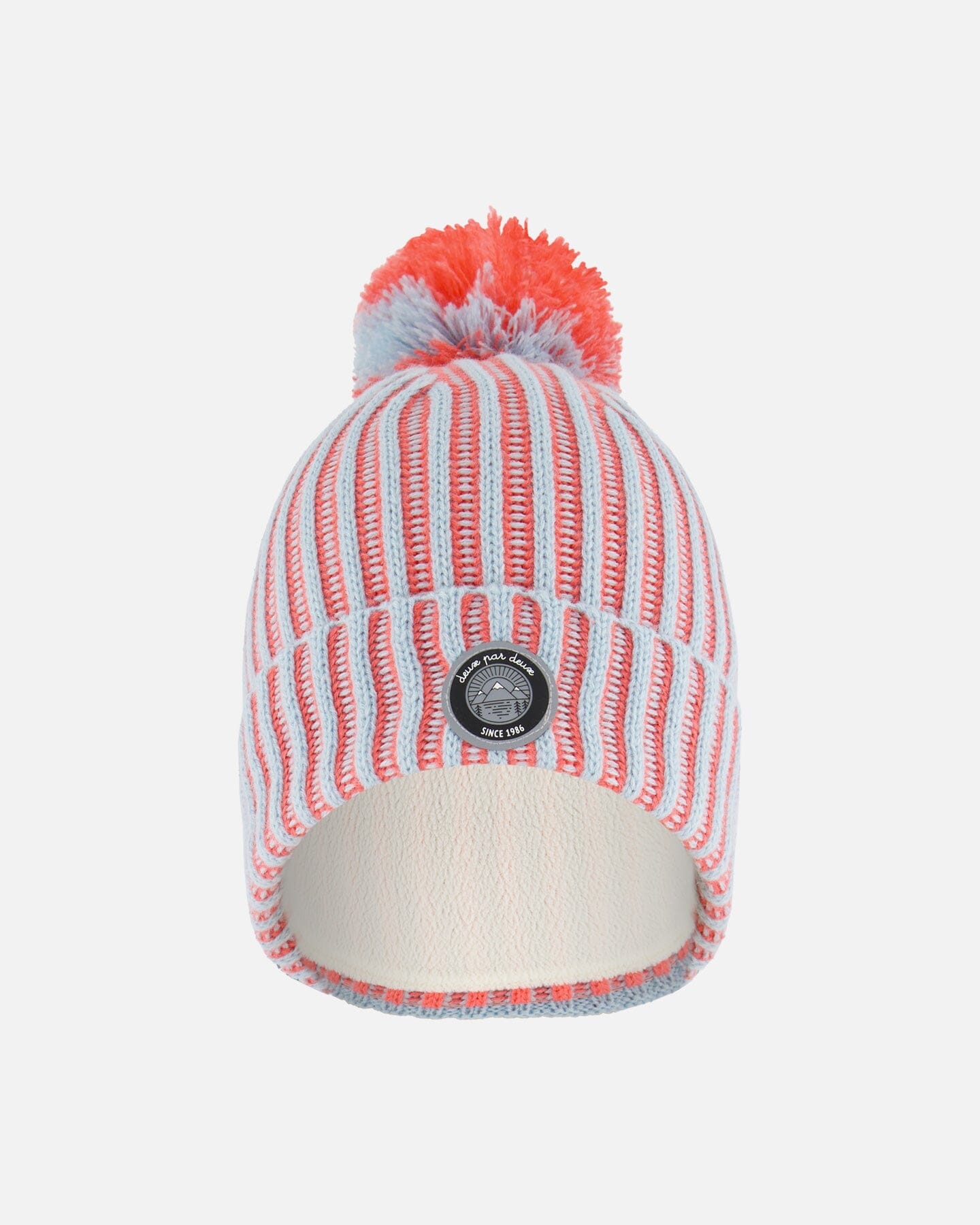 Knit Hat Air Blue And Coral - G10ZK02_000