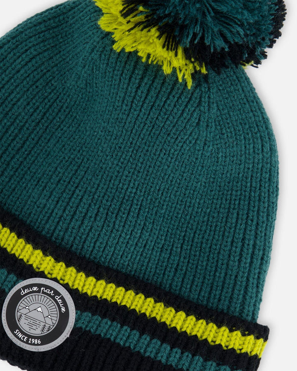 Knit Hat Forest Green - G10ZO01_872
