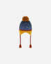Peruvian Knit Hat Gradient Navy And Yellow - G10ZP02_000